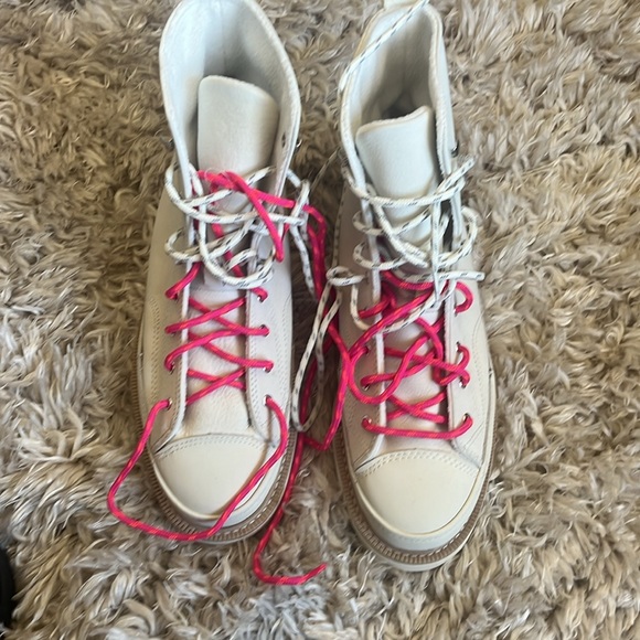 Converse Chuck Taylor Crafted Leather Terrain Boot in Egret 173212C 9.5 - Picture 8 of 10